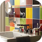 conceptions minimalistes de salle de bains icône