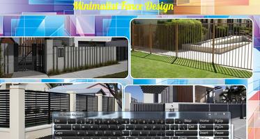 Minimalist Fence Design poster