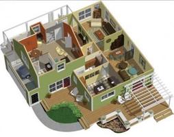 Minimalist 3D Home Design ภาพหน้าจอ 1