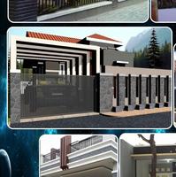 Minimalist Home Fence Design screenshot 3