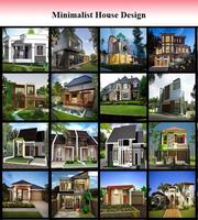 Minimalist house design poster