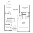 Conception de plan de maison minimaliste icône