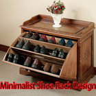 Minimalist Shoe Rack Design 아이콘