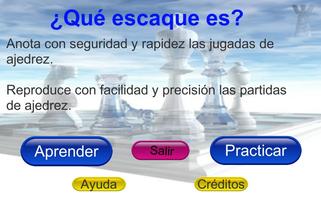 Ajedrez ¿Qué escaque es? โปสเตอร์