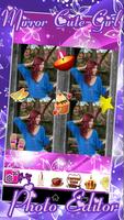 Mirror Cute Girl Photo Editor ภาพหน้าจอ 1