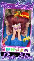 Mirror Cute Girl Photo Editor ภาพหน้าจอ 2