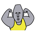 Muscle Moai Kun icon