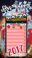 SMS Happy New Year 2017 Plakat