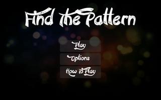 Poster Find The Pattern  Puzzle Game