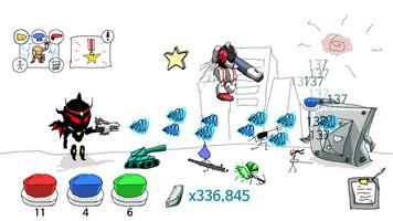 Grow Hidden Weapons : Stickman imagem de tela 1