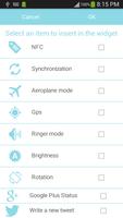 Settings Widget تصوير الشاشة 1