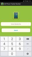 Cell Phone Tracker Number captura de pantalla 1