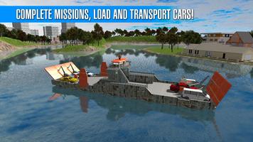 Cargo Ship Car Transporter 3D اسکرین شاٹ 1