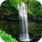 Waterfall. Nature Wallpapers-icoon