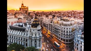 Madrid. Super Wallpapers Plakat