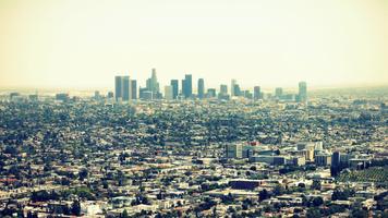 LOS ANGELES CITY WALLPAPER plakat