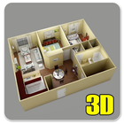 Model Home 3D আইকন