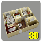 Model Home 3D icon