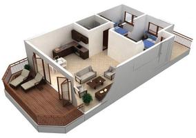 Model Home 3D स्क्रीनशॉट 2
