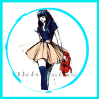 Models Fashion Designs Sketches icon
