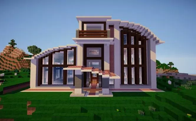 40 melhores ideias e designs de casas do Minecraft para 1.19, minecraft  modern house papel de parede HD