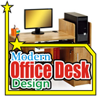 Modern Office Desk Design icône