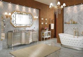 Design de salle de bain modern Affiche