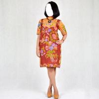 Modern Batik Dress Pinterest poster