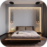 Diseño moderno del dormitorio icono