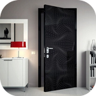 modern design house door ikona