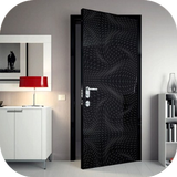 modern design house door-icoon