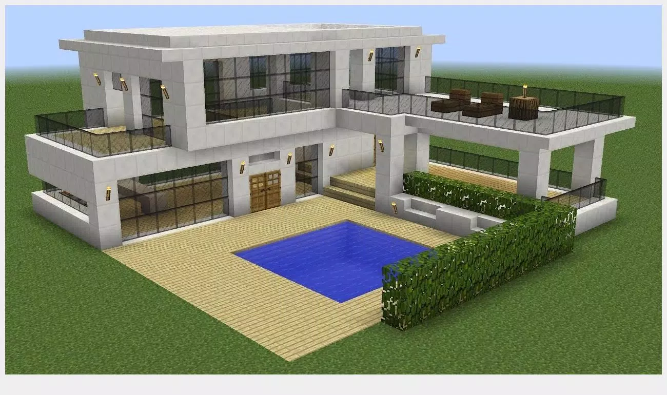 Casas modernas em minecraft