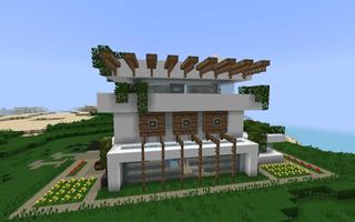 Casa moderna para Minecraft captura de pantalla 1