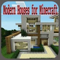 Casas modernas para Minecraft Cartaz