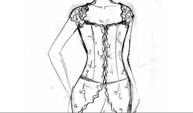 Modern Kebaya Sketches Design For Android Apk Download