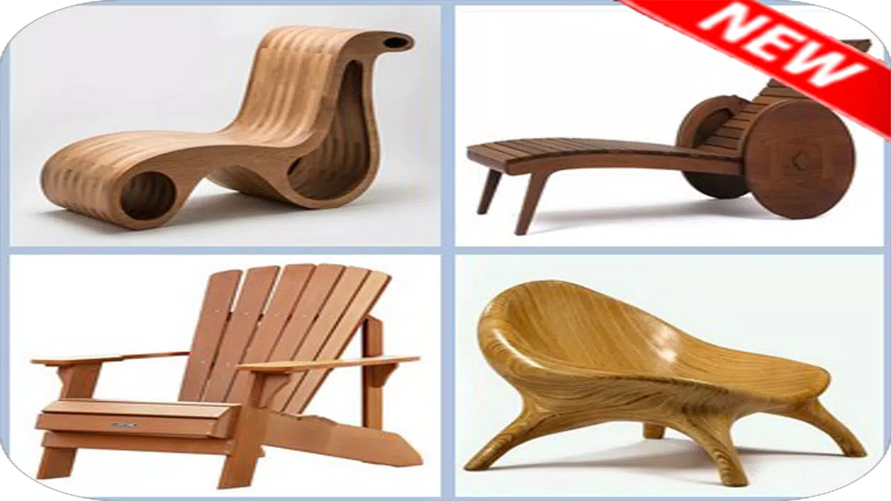 下载现代木椅子设计的安卓版本