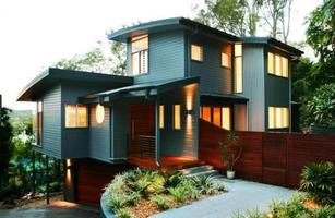 Modern Wooden House Design 스크린샷 2