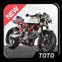Modifikationsmotorrad Plakat