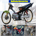 Modification Motorcycle Drag ikona