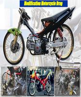 Modification Motorcycle Drag plakat