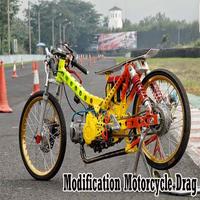 Modification Motorcycle Drag poster