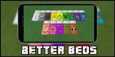 Better Beds Mod for MCPE Poster