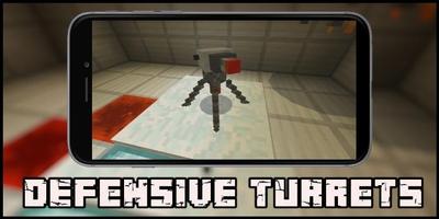 Defensive Turrets Mod for MCPE captura de pantalla 1