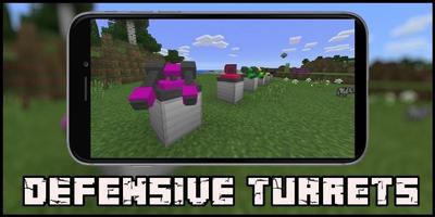 Defensive Turrets Mod for MCPE captura de pantalla 2