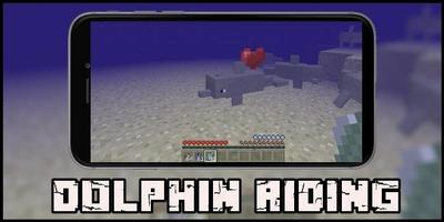 Dolphin Riding Mod for MCPE Affiche