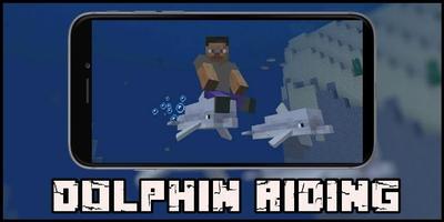 Dolphin Riding Mod for MCPE capture d'écran 1