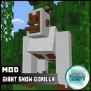 Giant Snow Gorilla Mod for MCPE APK