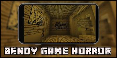 Map Bendy Game Horror for MCPE plakat