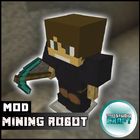 Mod Mining Robot for MCPE ícone