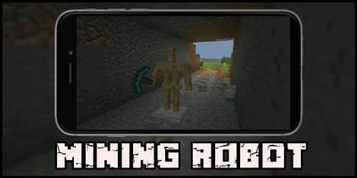 Mod Mining Robot for MCPE تصوير الشاشة 1